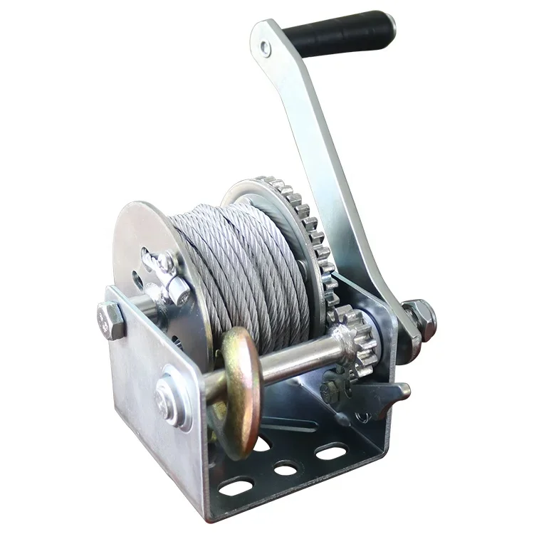 Stainless Steel High Quality 1200 LB Size Lift 300 Kg Hand Winch Self-locking Boat Anchor Winch