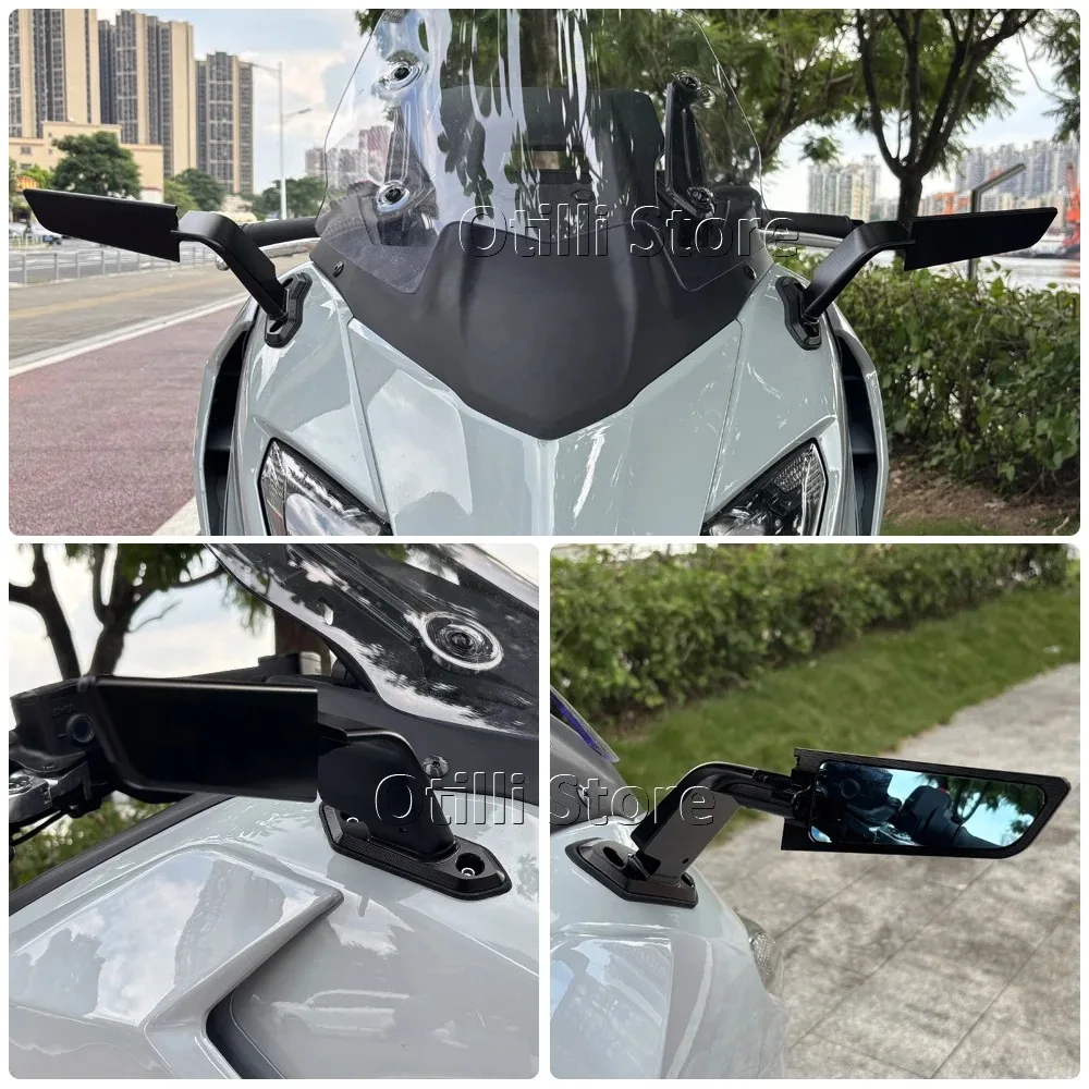 Aluminum Side Rearview Mirror T-Max560 Rear View Mirrors For Yamaha T-MAX 560 Tech Max TMAX 560 New Motorcycle Wing Aerodynamic