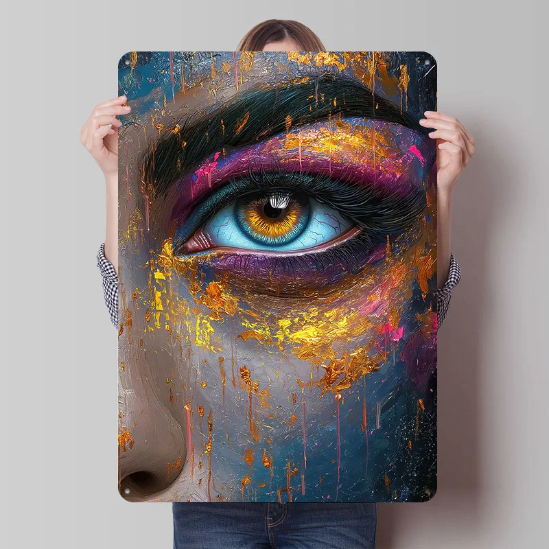 Cosmic Sovereignty Tinplate Poster Custom Wall Art Vintage Metal Signs Retro Tin Plaque for Modern Home Decoration Ornaments