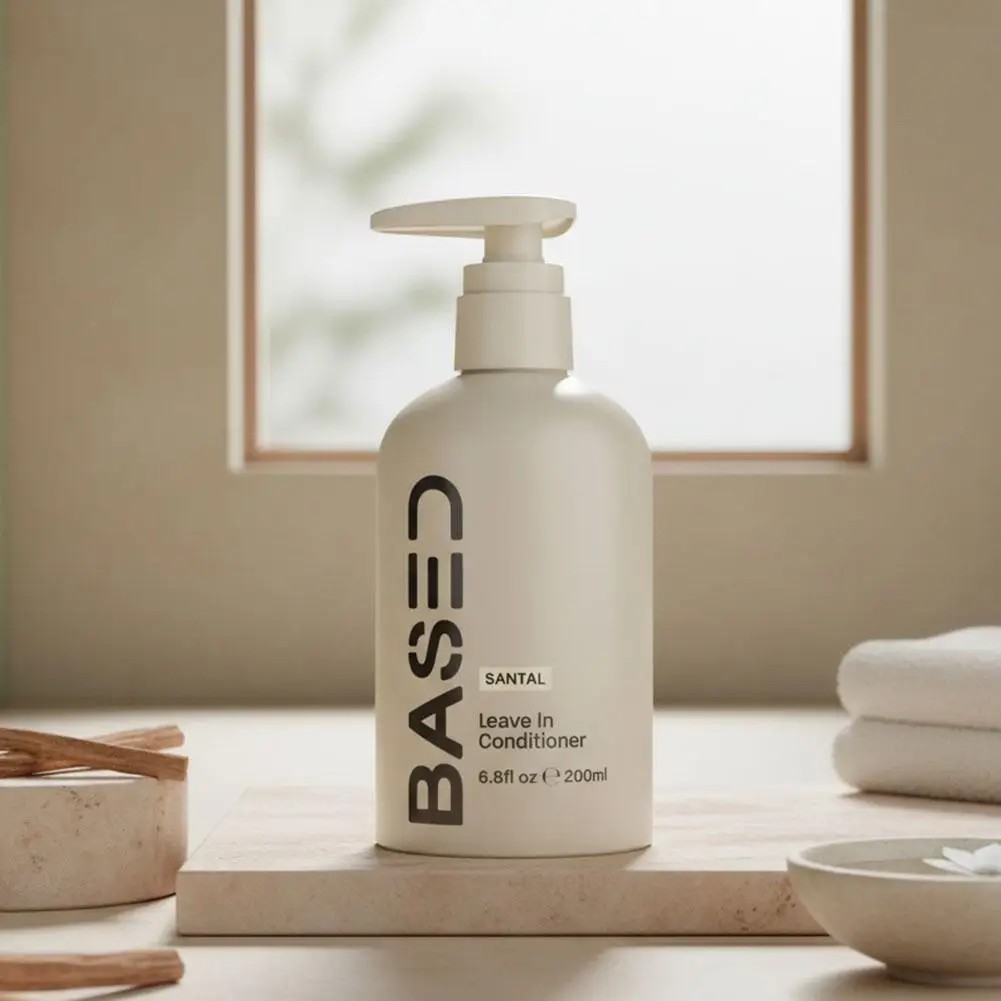 BASED Men Meersalzspray/Matter Formgebender Clay/Sandelholz-Conditioner/Augen-Serum Haarstyling für Natürliches Volumen und Strukturierte Frisuren – Detail 3