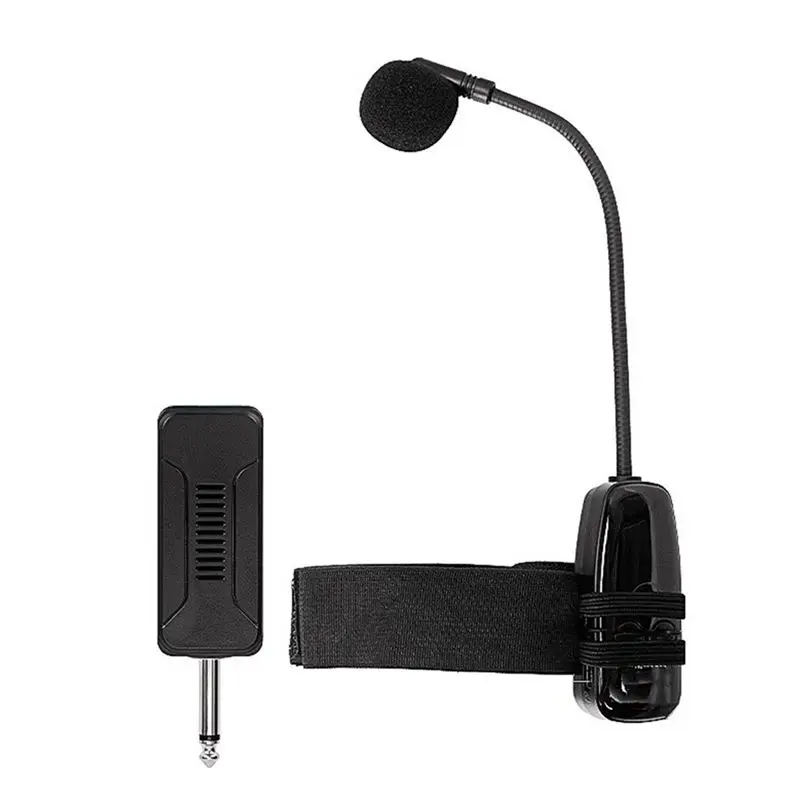 AA67-Wireless Pickup For Erhu 1-To-2 Performance Professional Amplifier High Fidelity Instrument Wireless Microphone Clip,