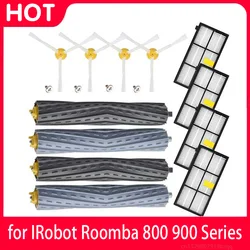 IRobot Roomba 850 için 860 861 866 870 880 890 960 980 981 985 elektrikli süpürge ana yan fırça Hepa filtre paspas Rag