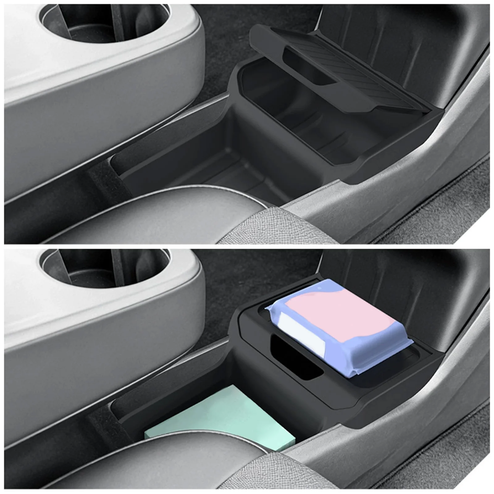

Center Console Lower Storage Box for Tesla Model Y Juniper Standard 2025 2026 for Model Y 2025 2026 Accessories