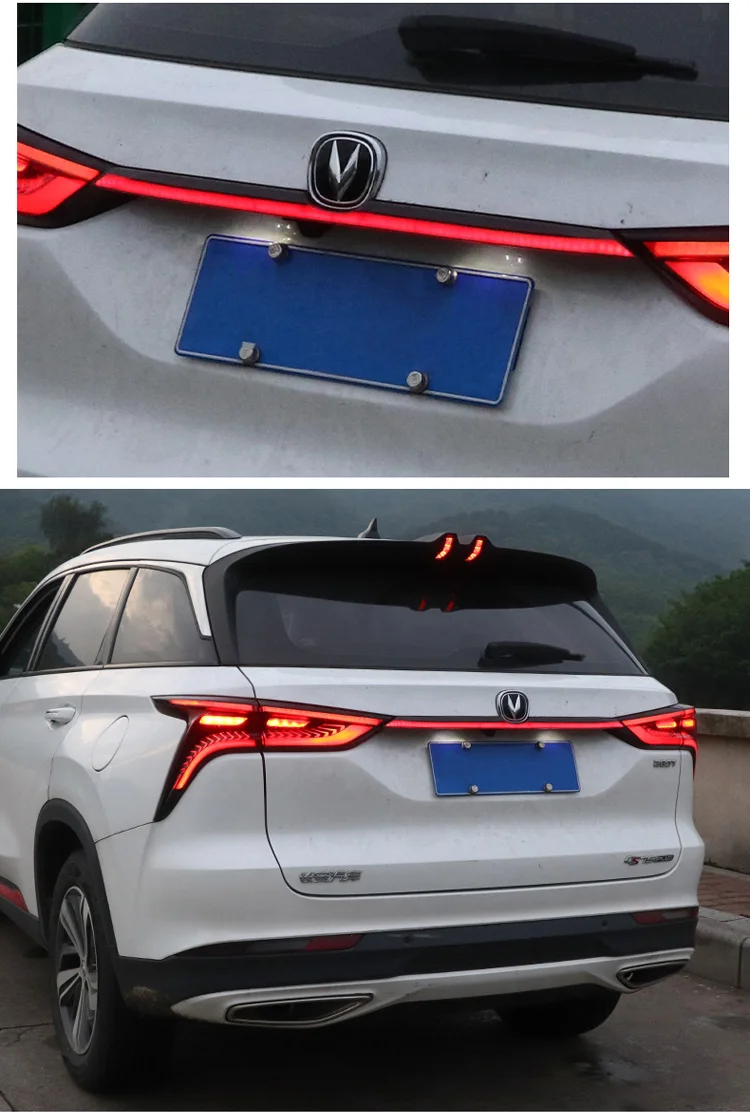 car styling chang an tail lights for ChangAn cs75 plus taillight Chang An 2020~2022y LED Tail Lamp ChangAn CS75 rear lamp