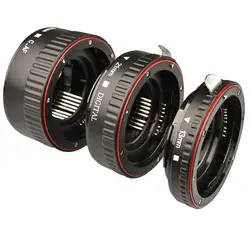 New 3pcs Macro Auto Focus Macro Extension Tube 35mm Ring for Slr Lens Parts Compatible Canon Ef Ef-s Lens Canon Macro Ring