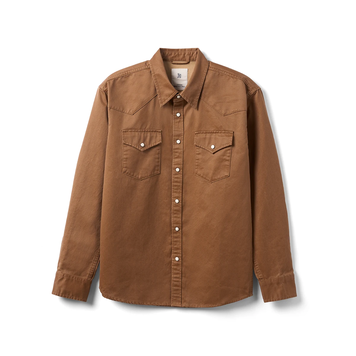 

High Standard Oversize 2026 Spring New 7.7 oz Wax Enzyme Washed Fabric Shirts Men Chest Pockets Western shirt Plus Size