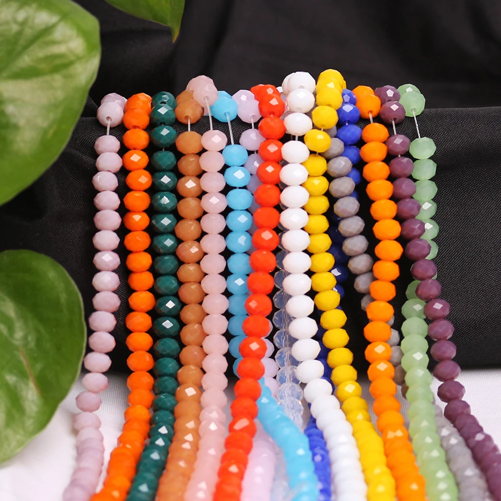 

10 нитей 6 мм хрустальные граненые стеклянные бусины Rondelle, поделки для самостоятельного изготовления, ювелирные изделия, материал, браслеты, ожерелье, аксессуары