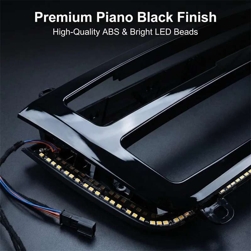 For BMW Pre-LCI 3Series F30 F31 F34 M3 4Series F32 F33 F36 M4 LED HVAC Panel Trim Sorround Ambient Lighting Module