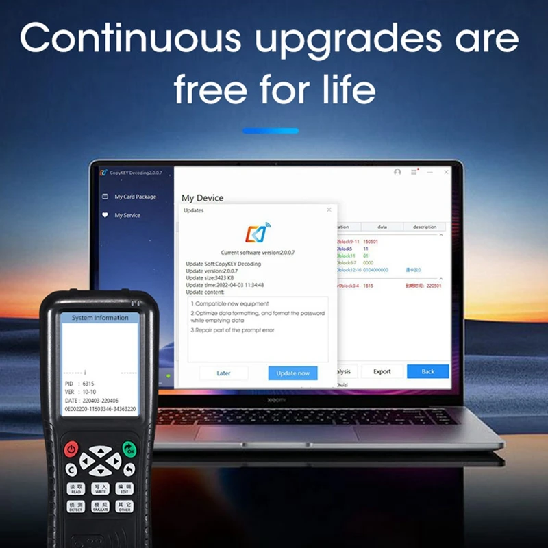 M05K Smart Card Reader Writer RFID Copier X100 USB Port Access Card Programmer Duplicator Copy Encrypted Keys 125Khz 13.56Mhz