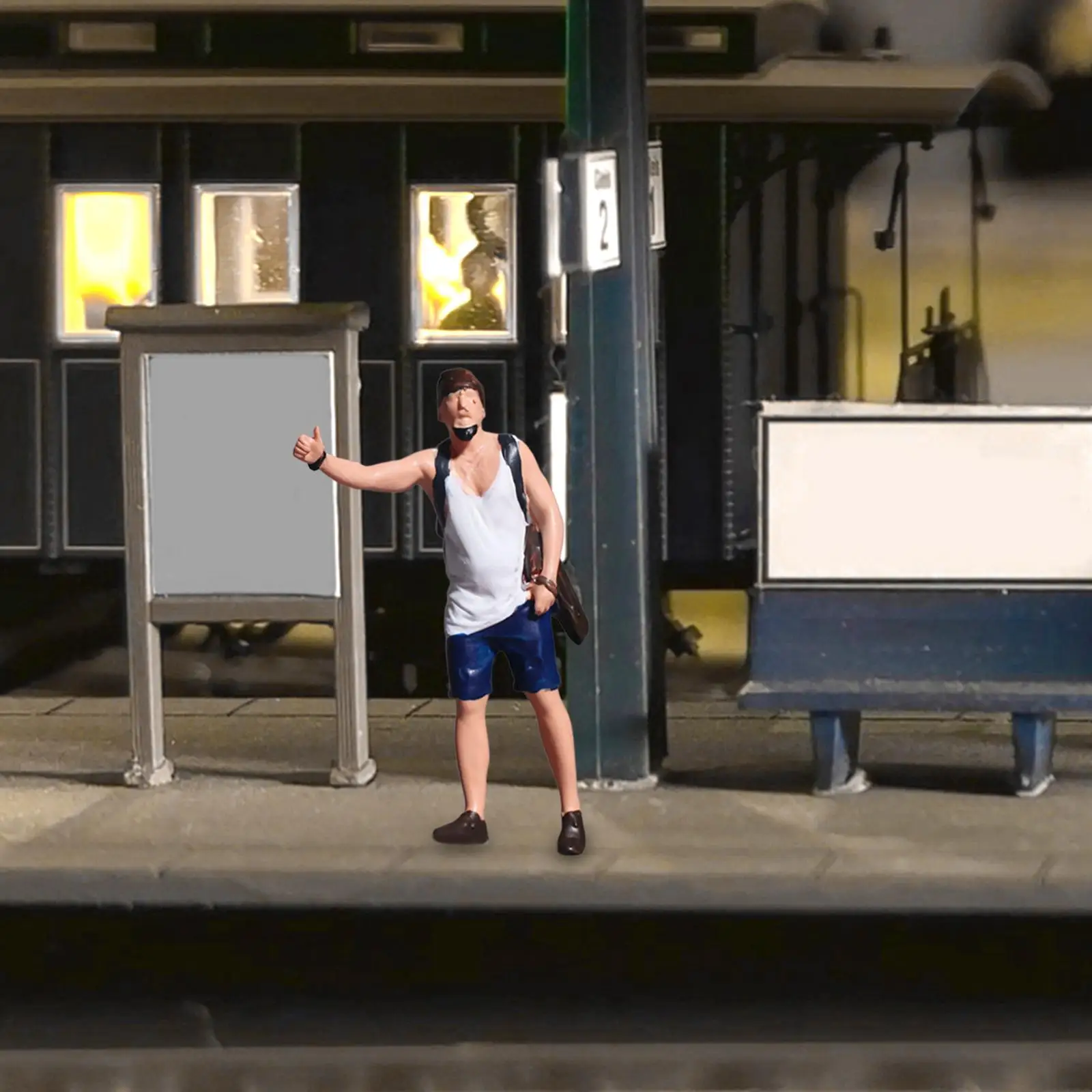 

1/64 People Figure Street People Figure Photo Prop Tiny People Model for