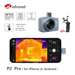 InfiRay P2 Pro Thermal Imager for Phone IOS Type C PCB Air Conditioning Floor Heating Pipe Inspection High Precision Detection