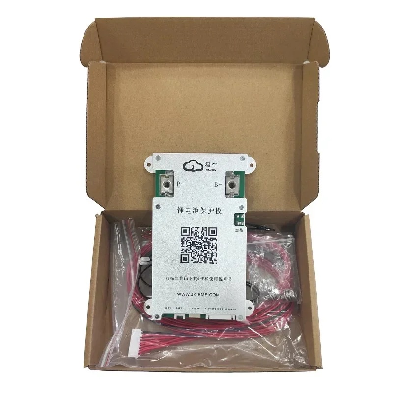 JK-B1A8S10P Smart BMS Active Balance 8S 12S 13S 14S 16S 17S 20S 24S Bluetooth APP for LiFePO4 Batteries with RS485 CANBUS