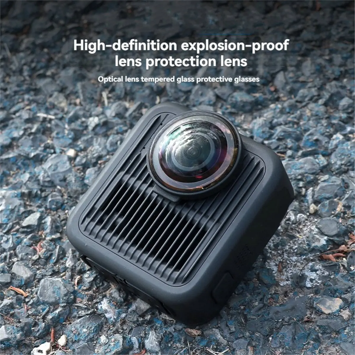 

Защитная крышка для объектива A23G для экшн-камеры GoPro Max 2, защитная крышка для объектива из закаленного стекла, HD-защита от царапин, защитная крышка для объектива