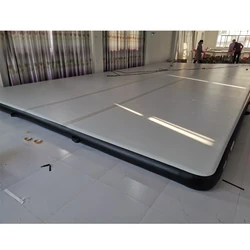 Custom Air Track 4x4M Fitness Tumble Track Inflatable Gymnastics Mat Big Airtrack Inflatable Gym Air Track For Tumbling