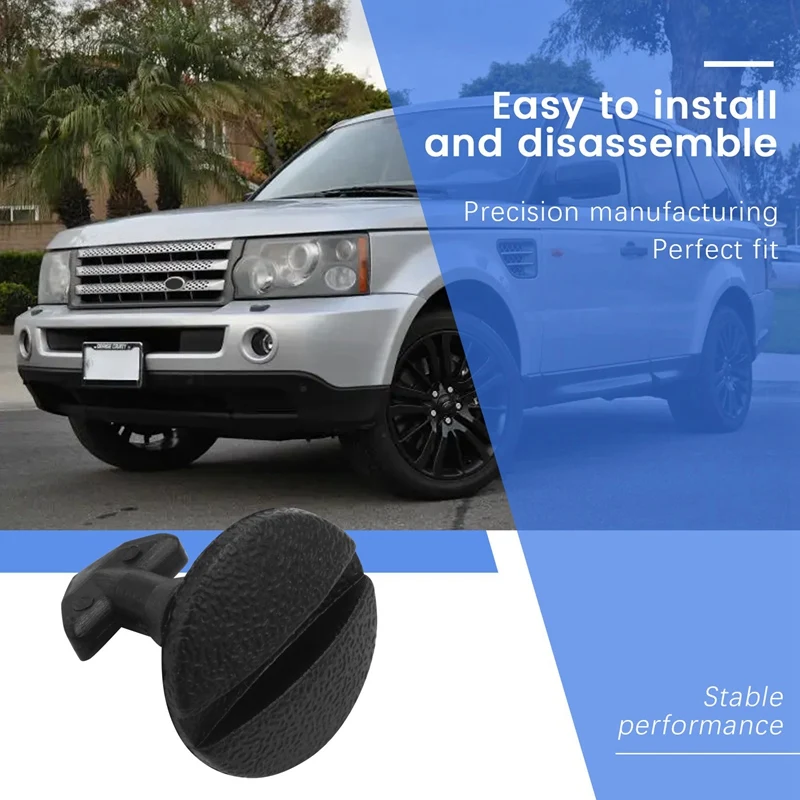 10X DYR500010 Auto Fastener Clips Rear Bumper Tow Cover Clip For Range Rover Sport 05-13 Land Rover Discovery 04-13