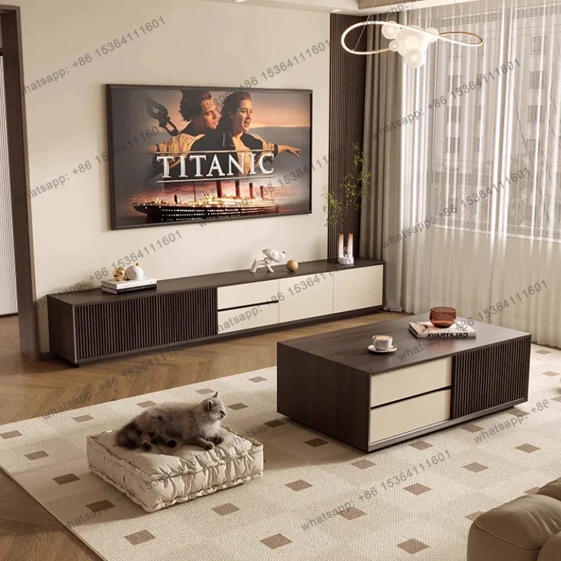 تخزين الحد الأدنى الطابق حامل تلفاز عرض غرفة المعيشة Meuble دي أثاث التلفزيون الشمال الحديثة تصميم خزانة التلفزيون العالمية #3