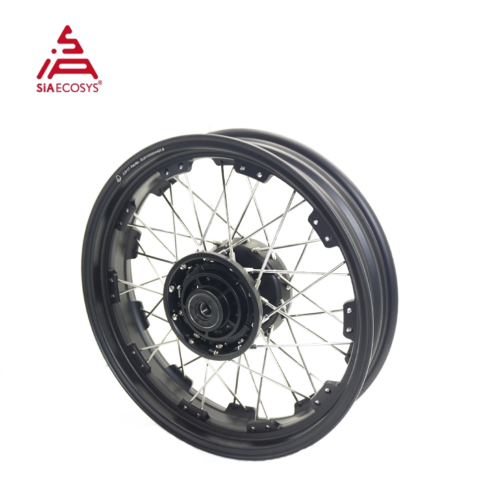 Kaisheng 17inch Rear Aluminum Wheel Rim Assembly for Electric Motorcycle