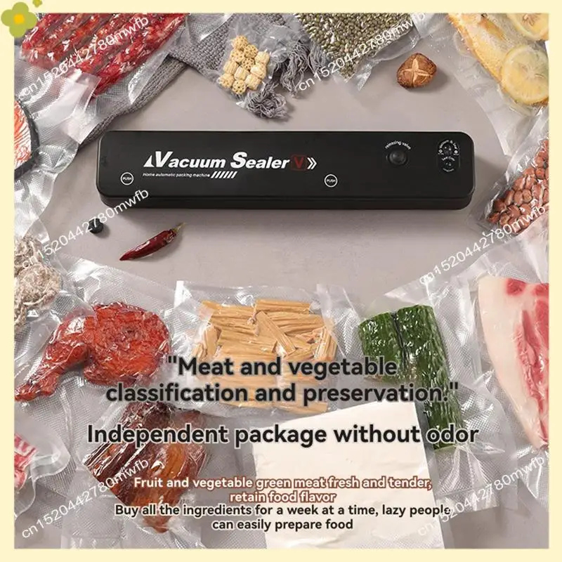 

LDHL Food Bag Vacuum Sealer Plastic Seal Fresh-Keeping Sealer Small Household Food Packaging EU Plug