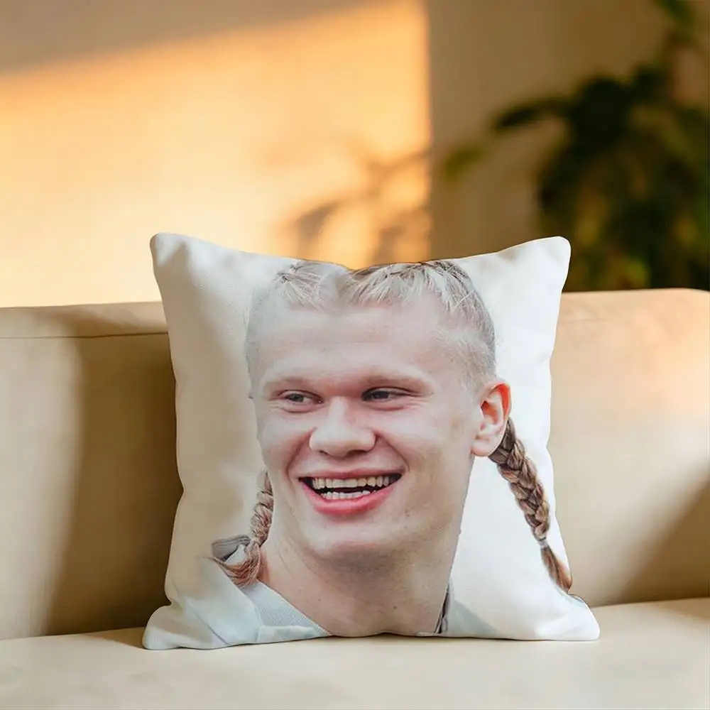 Footall The Haaland Ogre Pillow Case Square Double-Sided Sofa Cushion Cover Bedroom Bedside Pillow