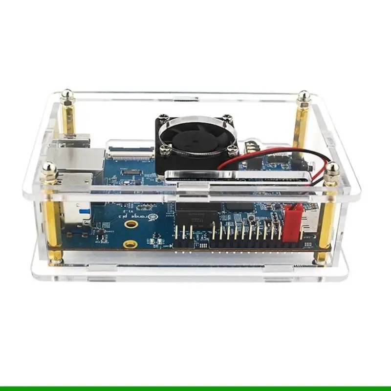 

U55C Transparent Acrylic for Case Cover for Orange 5 Board with Quiet Cooling