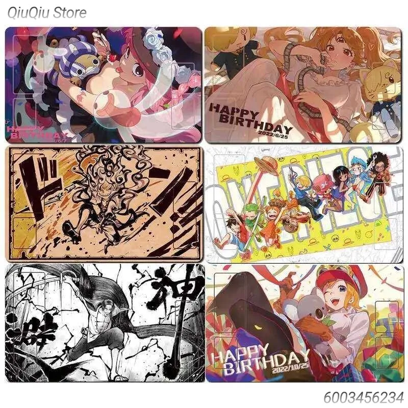 OPCG One Piece NEW Playmat Luffy Law Zoro Ace Perona Trading Card Game Mat Dedicated Card Play Against Table Mat