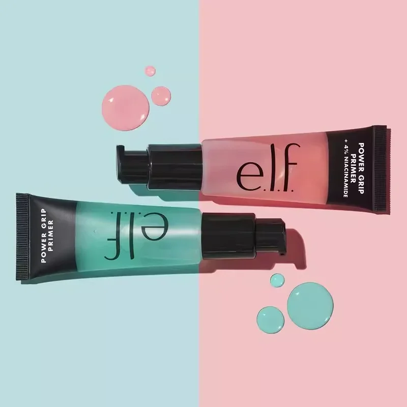 

Elf Power Grip Primer Gel 4% Niacinamide Brightening Hyaluronic Acid Hydrating Moisturizing Long-Lasting Wear Makeup Cosmetics