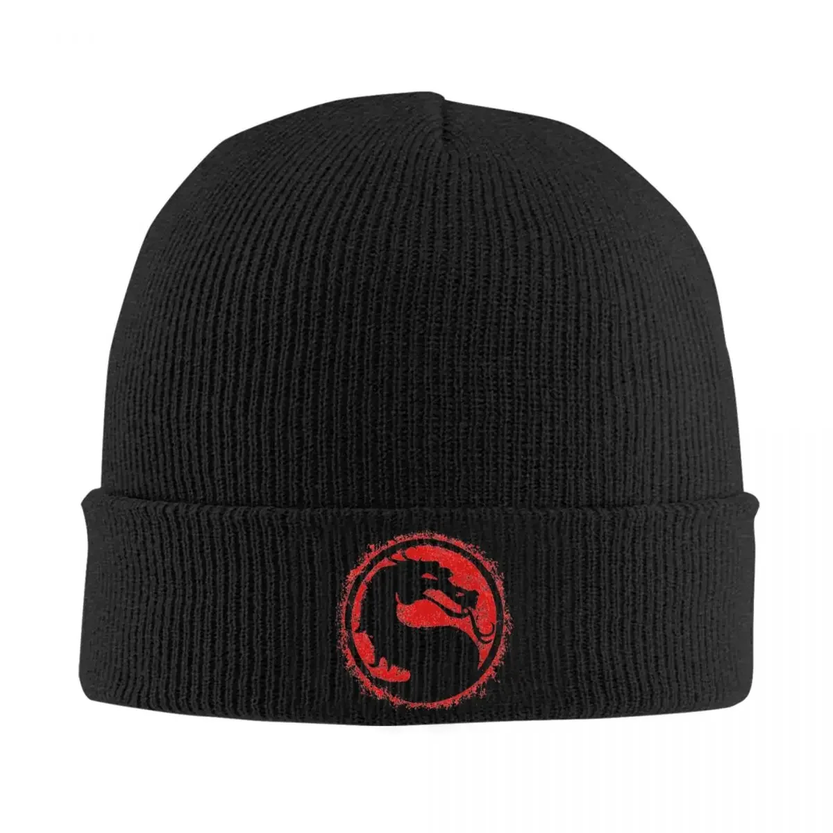 Mortal Kombat Splatters Knit Hat Beanie Winter Hats Warm New Caps Men Women