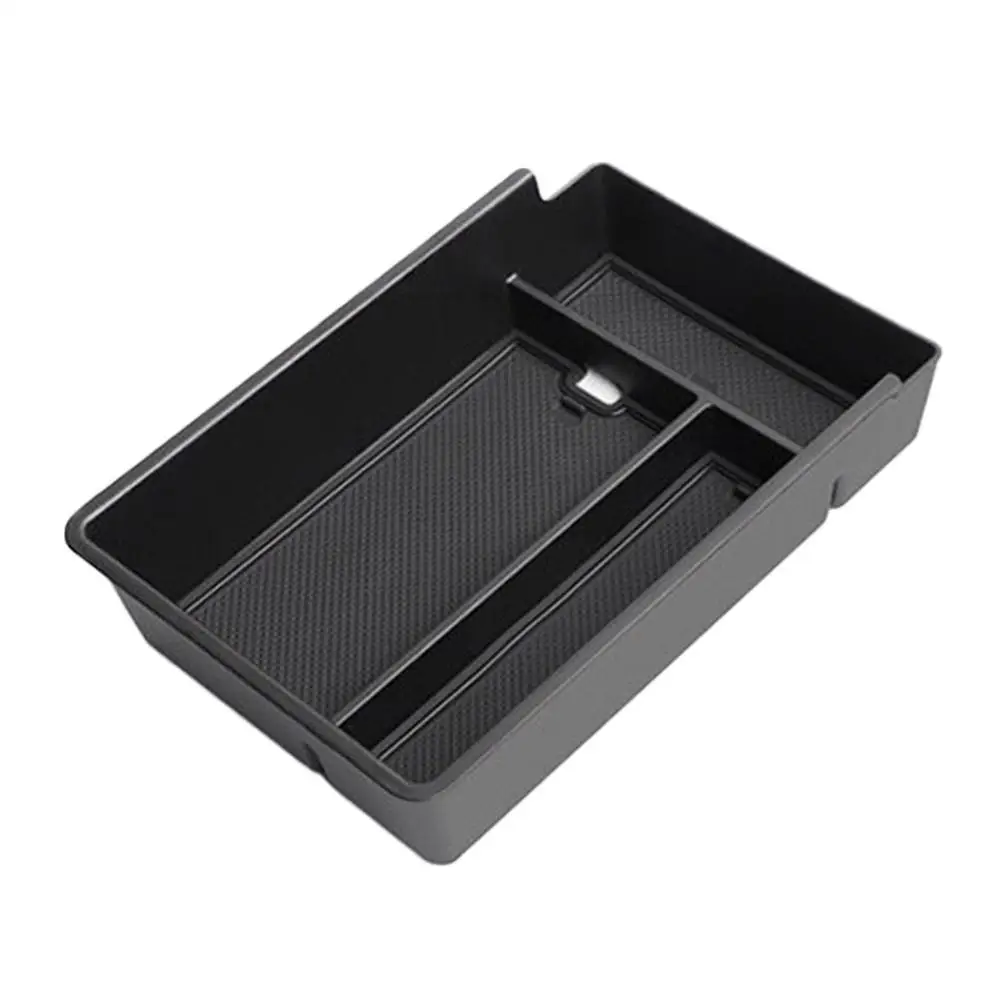 For Xpeng G6 Car Center Console Tray Armrest Storage Box Black Tidying Stowing Organizer Interior Accessories C6r6 images - 6