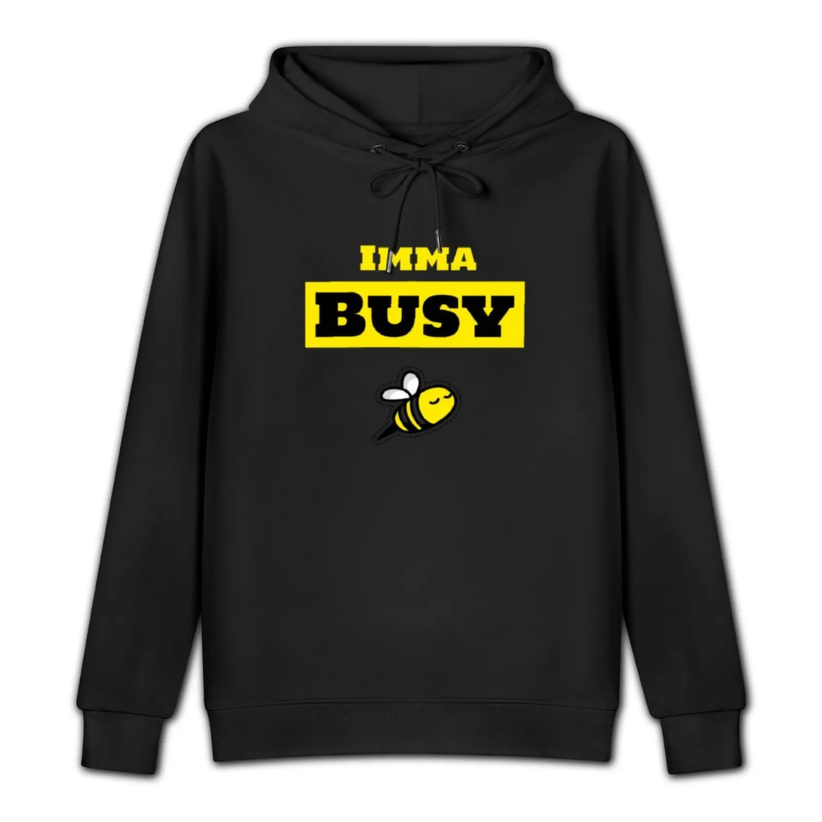 Imma Busy Bee Pullover Hoodie men's sweat-shirt set korean clothes autumn new products tracksuit men