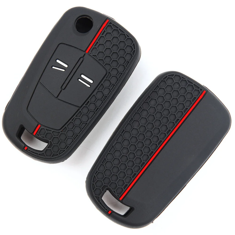 For Opel Astra Zafira Corsa Vectra Meriva Insignia Full Coverage Silicone Key Shell Shock Absorbing Non Slip Precise Fit