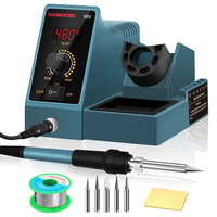 Hanmatek 60W Soldering Station Professional Welding Rework station Temperature Control Soldering Iron Set Cellphone Repair Tool