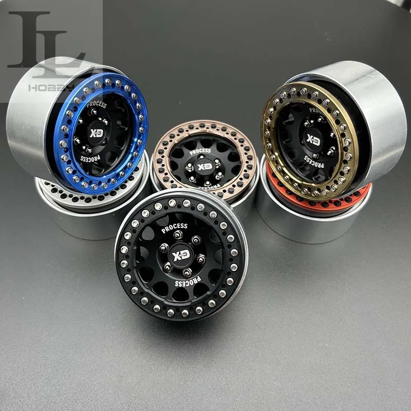 1.9 2.2 inches Metal wheel hub for 1/10 RC Crawler Car Axial Scx10 90046 D90 Traxxas Trx4 Trx4m D12 phantom Upgrade Accessories