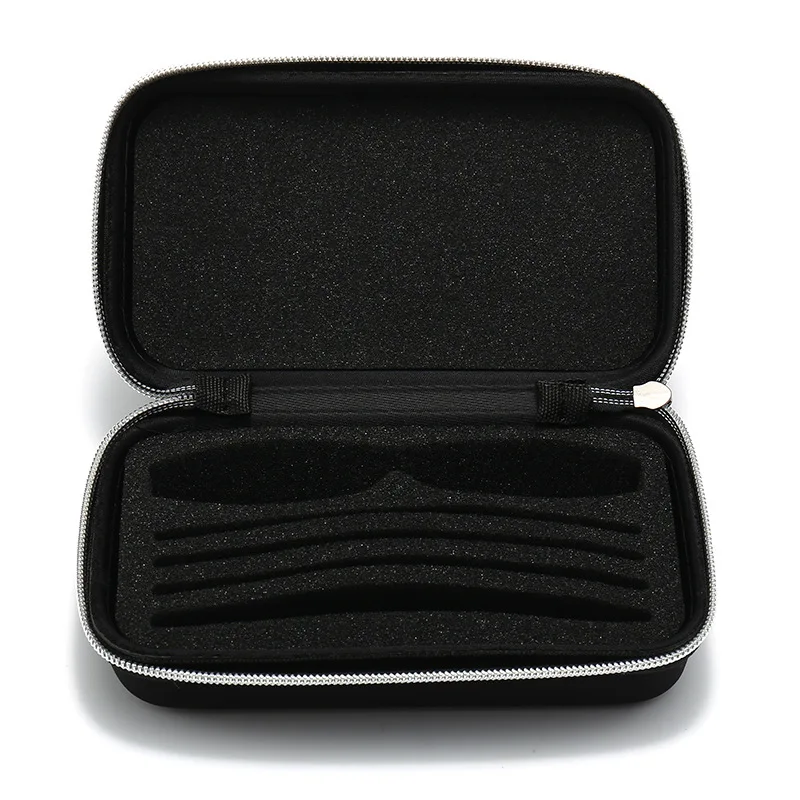 Magnetic clip-on sunglasses case