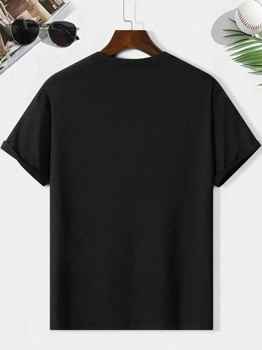 Stylish all-season tee with rock-themed