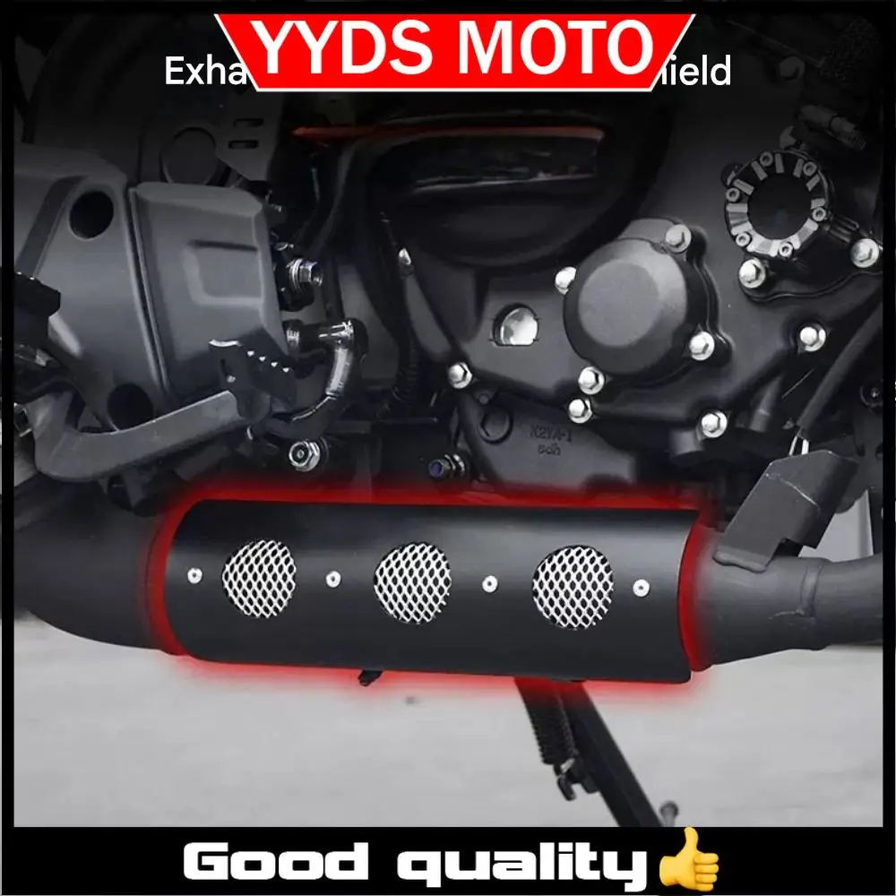 

For Honda CL300 exhaust pipe mid-section heat shield, stainless steel heat-insulating decorative cover, protective cover.