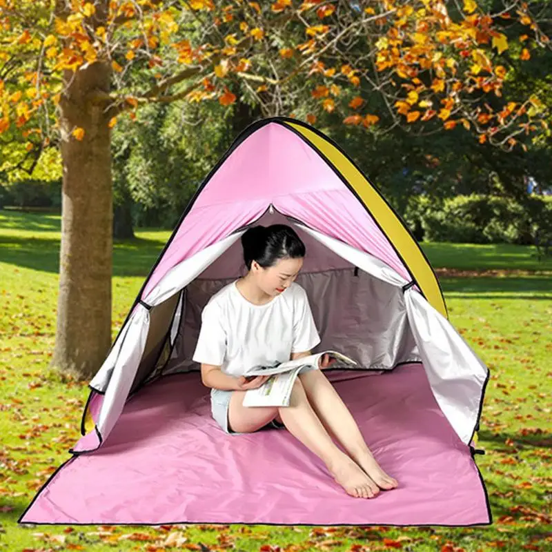 

Beach tent Pop up Beach Tent Anti-UV Portable Sun Shade Shelter Lightweight Easy Setup Cabana Sun Shelter Canopy Waterproof tent