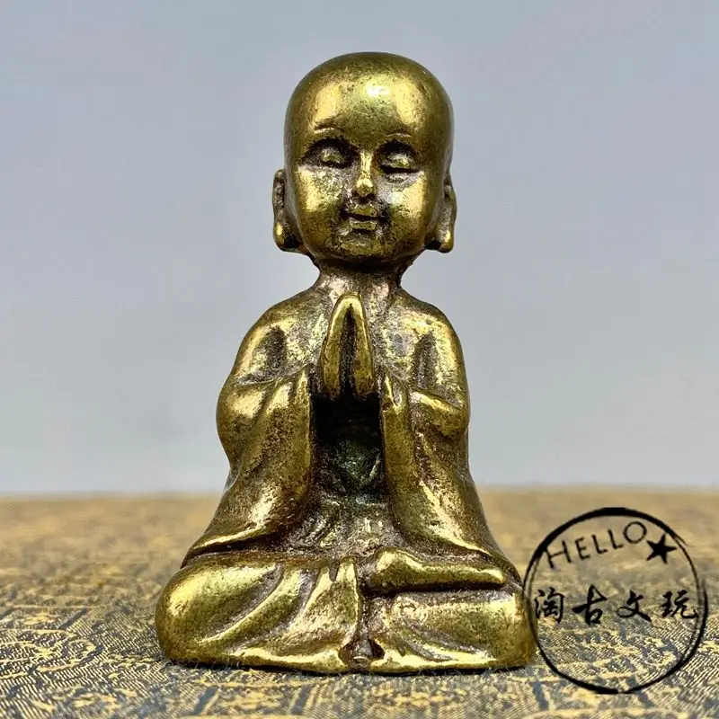 wealth Little monk Statue Sculpture Figurines Home Garden Decoration Statues For House