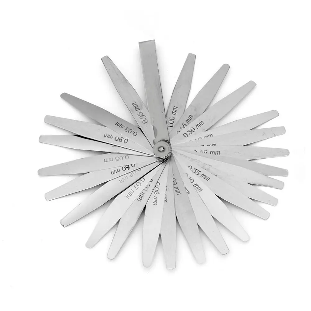 Thickness Measurement Metric For Feeler Gauge Valve Shim Use Filler Feeler Gauges Thickness Gage Measurements Tool Layout Tool