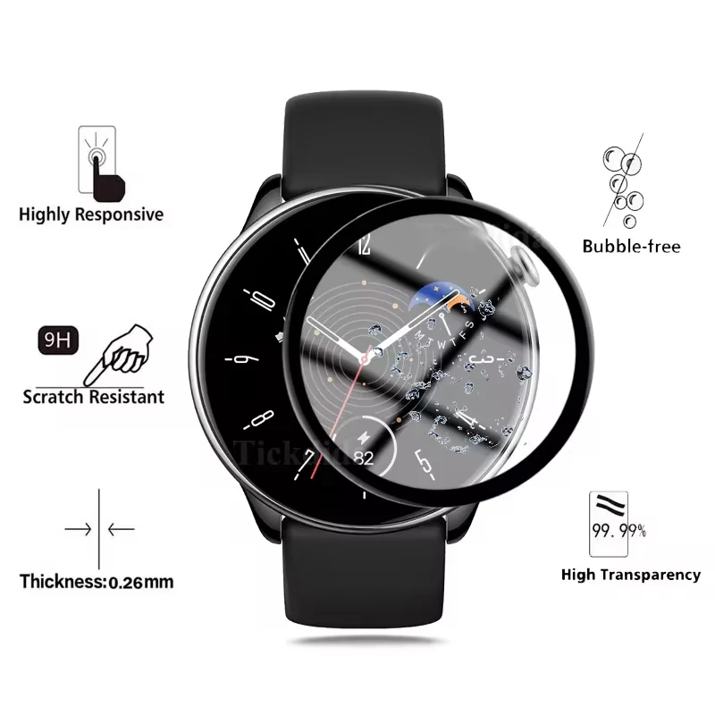 Pellicola salvaschermo per OPPO Watch X pellicola antigraffio pellicole a copertura totale accessori Smartwatch per Cover protettiva OPPO WatchX