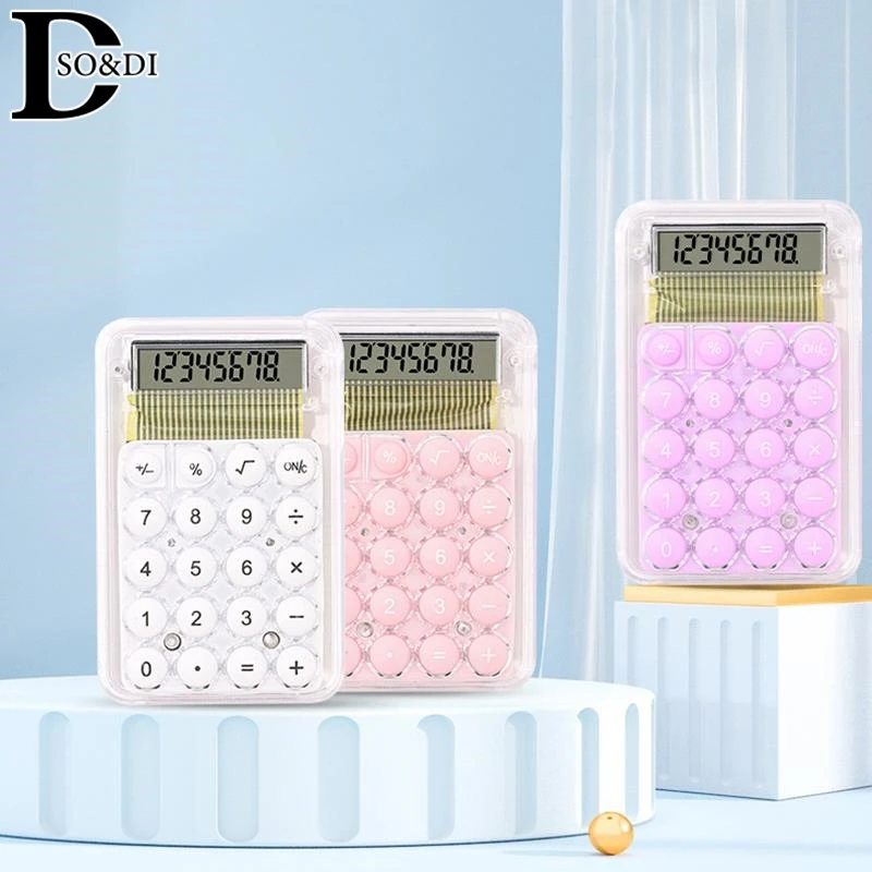 Cute Silent Calculator Mini Fashion Version Learning Auxiliary Small Portable Calculator Student Stationery