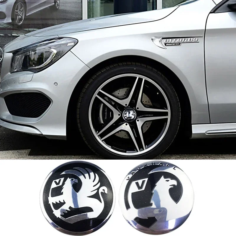 4pcs 56mm Car Wheel Hub Caps Center Sticker for Vauxhall Astra H J G VectraC Insignia Zafira Corsa Meriva