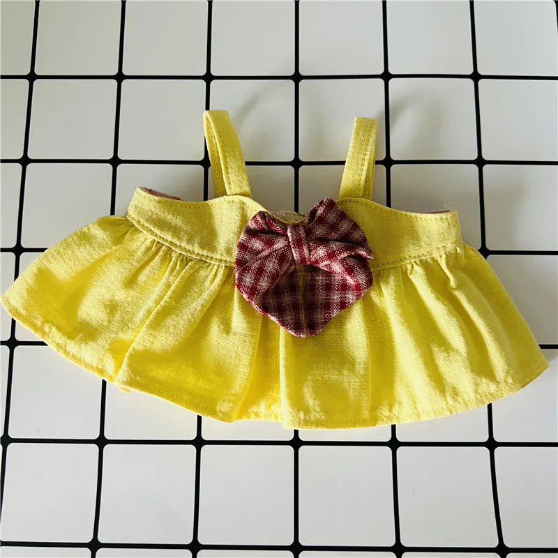 Latest 10cm 20cm Cotton Doll Clothes Fashion Outfit Dress Up Set for 10cm 20cm Doll Fans Collection Gifts DIY Doll Clothes Toy