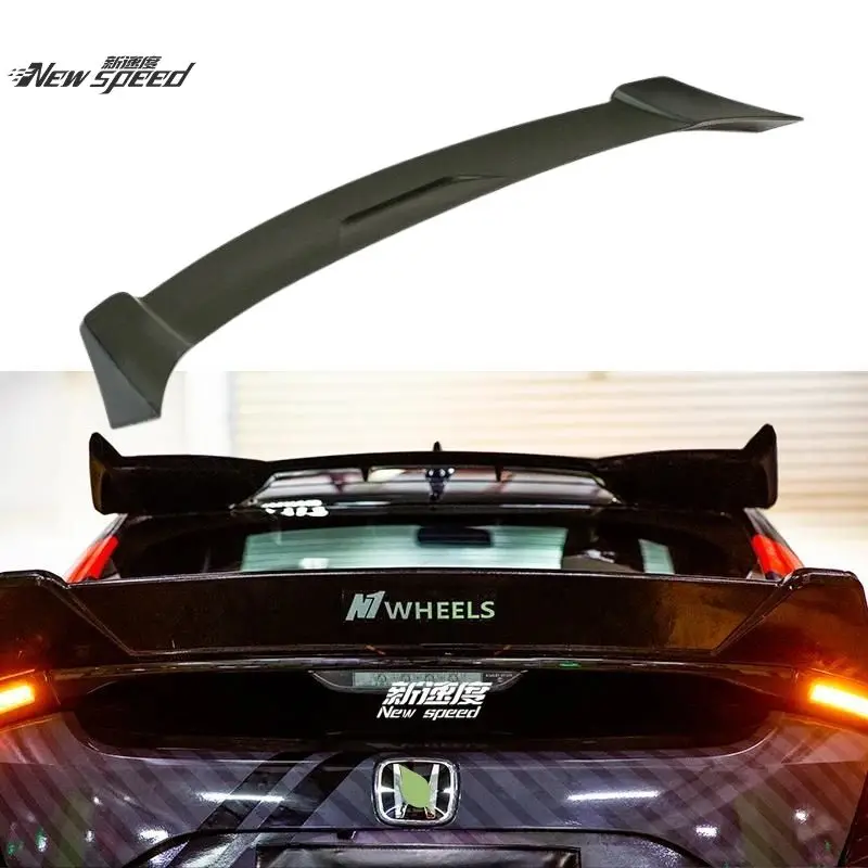 JDM Style Rear Spoiler Tail Wings for 10th Gen Hatchback Civic Car Modification