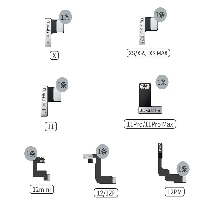 Qianli iCopy Plus Battery Dot Matrix Face ID Flex Cable Ture Tone Virbrator Repair Board For iPhone X XR XS 14 13 12 11 Pro Max