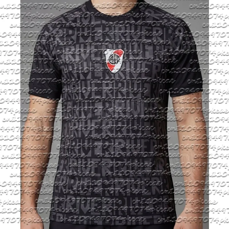 Nueva Camiseta de Fútbol Pre-Partido River Plate 2027, Camiseta Deportiva para Hombre, Adulto, Secado Rápido, Transpirable, para Fanáticos del Fútbol