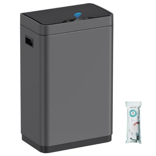 

Automatic Trash Can Touchless Trash Cans 21 Gallon Motion Sensor Can Stainless Steel Smart Trash Can