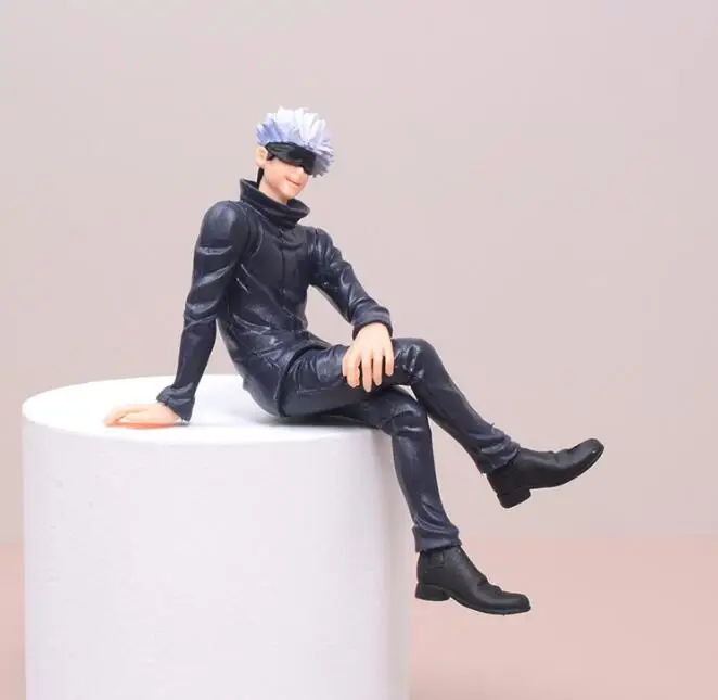 Satoru Gojo Sitting Version Figure Model Toys 13cm