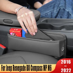 For Jeep Renegade BU Compass MP M6 2016 2017 2018 2019 2020 2021 2022 Car Seat Crevice Storage Box Multifunctional Organizer Bag