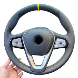 Customized Car Steering Wheel Cover Original Steering Wheel Braid For BMW G20 G21 G30 G31 G32 X3 G01 X4 G02 X5 G05 X7 G07 Z4 G29