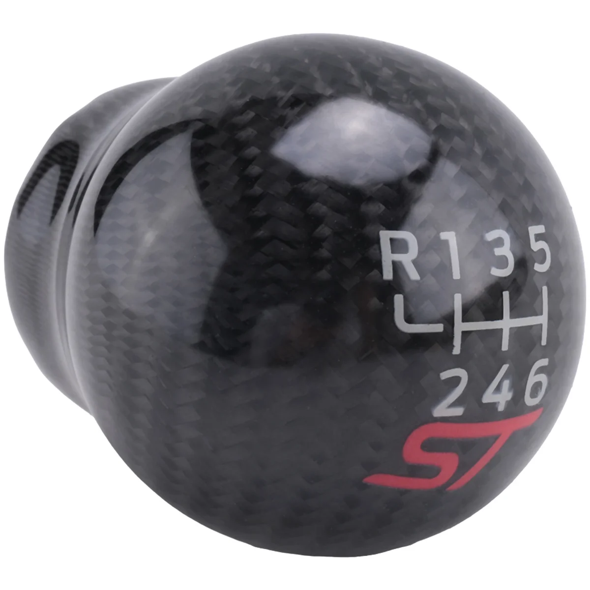 

6 Speed Car Racing ST Carbon Fiber Gear Shift Knob for Ford Focus ST RS Fiesta ST